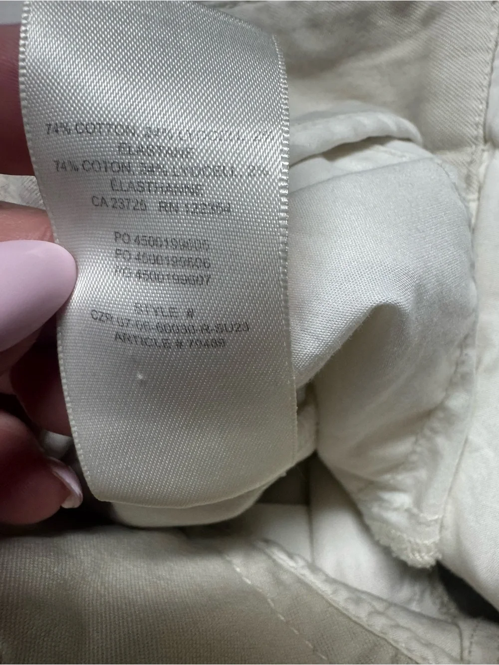 Aritzia Wilfred Free Wide Leg High Rise Trouser Pants Beige Size 6 - Picture 5 of 7